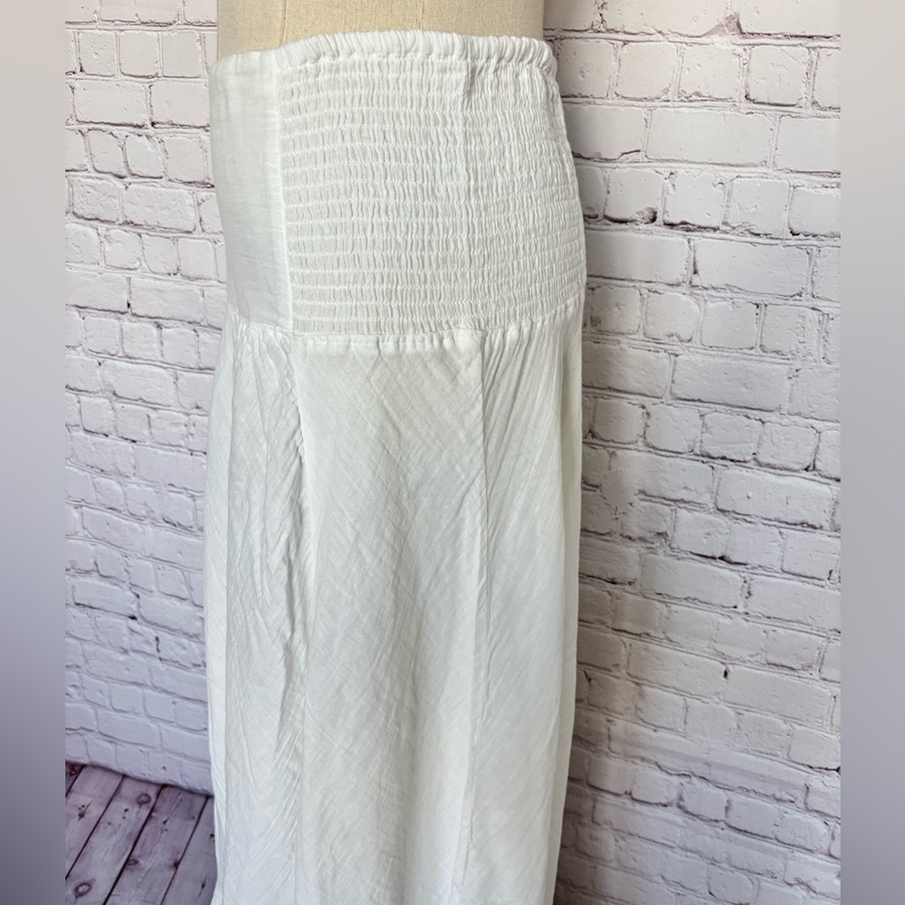 NATURAL LIFE Feelin' Alive White Cotton Convertible Boho Midi Skirt—NWT--L - Picture 3 of 13
